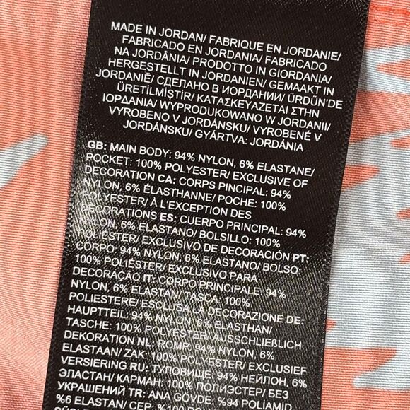 The North Face Shorts Womens 3X Orange Class V FlashDry Tropical Print NF0A81W2 - Picture 10 of 15